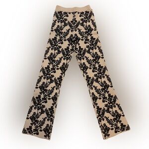 ✨ Boutique Flocked Damask Ponte Pants • Pull-On • 32” Inseam • MSRP $198